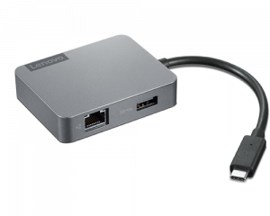 Lenovo 4X91A30366 laptop dock/port replicator Wired USB 2.0 Type-C Grey