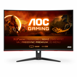 AOC G2 C32G2AE/BK LED display 80 cm (31.5″) 1920 x 1080 pixels Full HD Black, Red