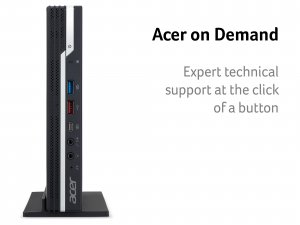 Acer Veriton N N4680GT Intel® Core™ i5 i5-10400T 8 GB DDR4-SDRAM 256 GB SSD Windows 10 Pro Mini PC Black