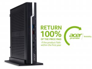 Acer Veriton N N4680GT Intel® Core™ i5 i5-10400T 8 GB DDR4-SDRAM 256 GB SSD Windows 10 Pro Mini PC Black