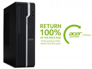 Acer Veriton X X2680G Intel® Core™ i5 i5-11400 8 GB DDR4-SDRAM 256 GB SSD Windows 10 Pro Desktop PC Black