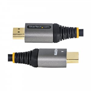 StarTech.com 6ft (2m) HDMI 2.1 Cable 8K - Certified Ultra High Speed HDMI Cable 48Gbps - 8K 60Hz/4K 120Hz HDR10+ eARC - Ultra HD 8K HDMI Cable - Monitor/TV/Display - Flexible TPE Jacket