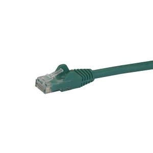 StarTech.com 1m CAT6 Ethernet Cable - Green CAT 6 Gigabit Ethernet Wire -650MHz 100W PoE RJ45 UTP Network/Patch Cord Snagless w/Strain Relief Fluke Tested/Wiring is UL Certified/TIA