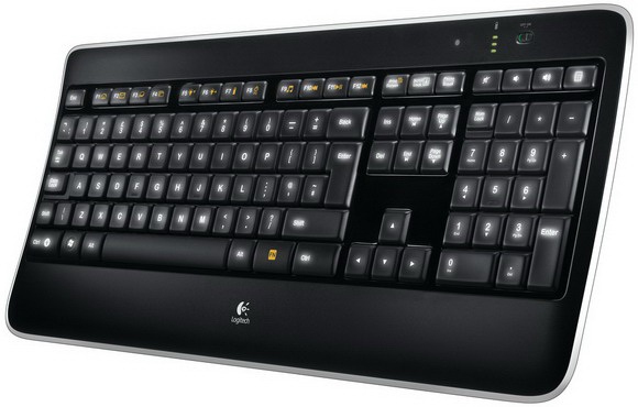Logitech Wireless Illuminated K800 keyboard RF Wireless QWERTY English Black
