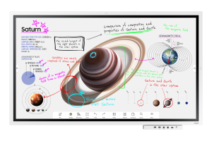 Samsung Flip Pro WM55B Interactive flat panel 139.7 cm (55") VA Wi-Fi 350 cd/m² 4K Ultra HD White Touchscreen Built-in processor Tizen 16/7