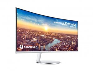 Samsung C34J791WTR 86.4 cm (34") 3440 x 1440 pixels UltraWide Quad HD QLED Grey