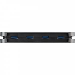 StarTech.com 4 Port USB 3.0 Hub - USB-A to 4x USB-A - SuperSpeed 5Gbps Portable USB 3.1 Gen 1 Type-A Hub - USB Bus Powered - Laptop/Desktop USB Hub with Long Cable 28cm & Cable Management~4 Port USB 3.0 Hub - USB-A to 4x USB-A - SuperSpeed 5Gbps Portable