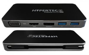 Hypertec AdaptLite HD - Universal USB-C Adapter with HDMI; USB3.0 & 100W Power Delivery.