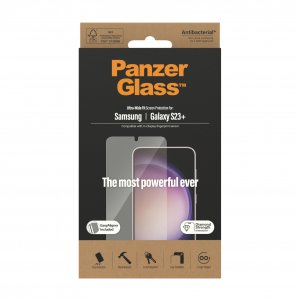 PanzerGlass ® Screen Protector Samsung Galaxy S23 Plus | Ultra-Wide Fit w. EasyAligner
