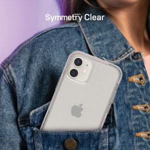 OtterBox Symmetry Clear Series for Apple iPhone 12 mini, Stardust Glitter