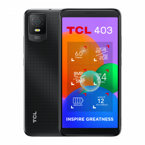 TCL 40 403 15.2 cm (6") Dual SIM Android 12 Go edition 4G Micro-USB B 2 GB 32 GB 3000 mAh Black