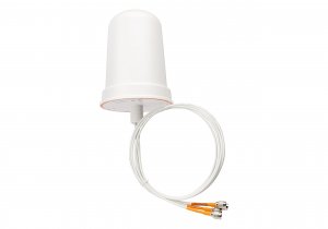 Cisco Aironet Dual-Band Omnidirectional Wi-Fi Antenna, 4 dBi (2.4 GHz)/4 dBi (5 GHz), 4 Ports, Wall/Mast Mount, 1-Year Limited Hardware Warranty (AIR-ANT2544V4M-RS=)