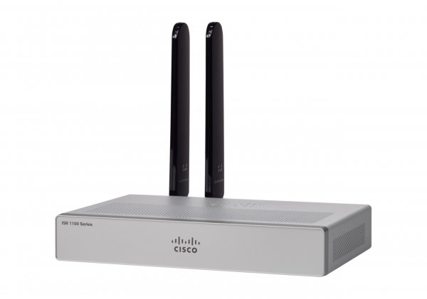 Cisco C1101-4PLTEP Integrated Services Router with 4-Gigabit Ethernet (GbE) Ports, Pluggable, GE Ethernet and LTE Secure Router, Integrated USB 3+, 1-Year Limited Hardware Warranty (C1101-4PLTEP)