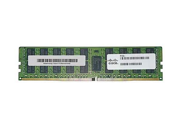 Cisco 64-GB DDR4 TSV Registered Dual In-Line Memory Module for Select Blade Servers and Rack Servers, 2666-MHz TSV-RDIMM, 4Rx4, Enhanced Limited Lifetime Hardware Warranty (UCS-MR-X64G4RS-H=)
