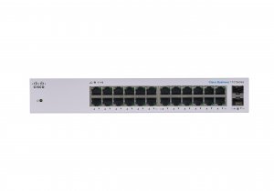 Cisco Business CBS110-24T-D Unmanaged Switch | 24 Port GE | 2x1G SFP Shared | Limited Lifetime Protection (CBS110-24T-D)