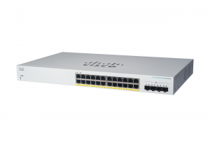 Cisco Business CBS220-24P-4X Smart Switch | 24 Port GE | PoE | 4x10G SFP+ | 3-Year Limited Hardware Warranty (CBS220-24P-4X-UK)