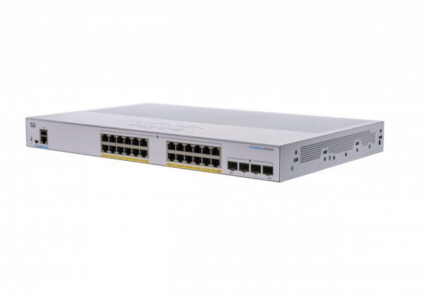 Cisco Business CBS250-24P-4G Smart Switch | 24 Port GE | PoE | 4x1G SFP | Limited Lifetime Protection (CBS250-24P-4G)