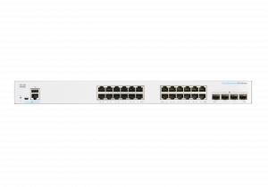 Cisco Business CBS250-24PP-4G Smart Switch | 24 Port GE | Partial PoE | 4x1G SFP | Limited Lifetime Protection (CBS250-24PP-4G)