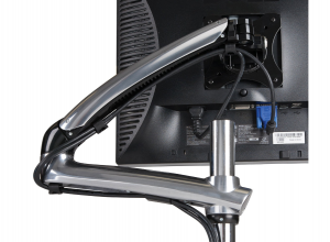 Peerless LCT620AD-G monitor mount / stand 73.7 cm (29") Black, Silver Desk