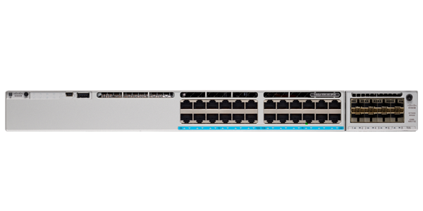 Cisco C9300-24H-A network switch Managed L2/L3 Gigabit Ethernet (10/100/1000) Power over Ethernet (PoE) 1U Grey