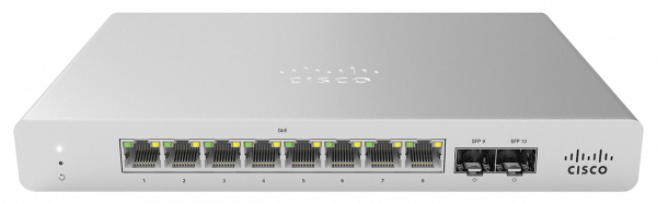 Cisco Meraki MS120-8FP Managed L2 Gigabit Ethernet (10/100/1000) Power over Ethernet (PoE) Grey