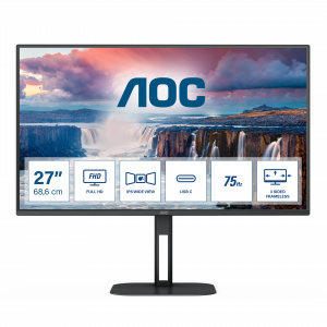AOC V5 27V5CE computer monitor 68.6 cm (27″) 1920 x 1080 pixels Full HD LED Black