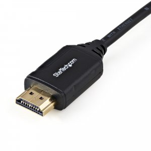 StarTech.com 1.6ft (50cm) Premium Certified HDMI 2.0 Cable with Ethernet - High Speed Ultra HD 4K 60Hz HDMI Cable HDR10 - HDMI Cord (Male/Male Connectors) - For UHD Monitors, TVs, Displays