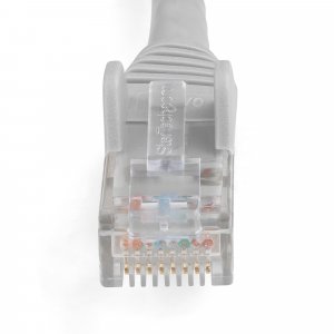 StarTech.com 10m CAT6 Ethernet Cable - LSZH (Low Smoke Zero Halogen) - 10 Gigabit 650MHz 100W PoE RJ45 10GbE UTP Network Patch Cord Snagless with Strain Relief - Grey, CAT 6, ETL Verified, 24AWG