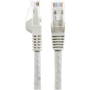 StarTech.com 5m CAT6 Ethernet Cable - LSZH (Low Smoke Zero Halogen) - 10 Gigabit 650MHz 100W PoE RJ45 10GbE UTP Network Patch Cord Snagless with Strain Relief - Grey, CAT 6, ETL Verified, 24AWG