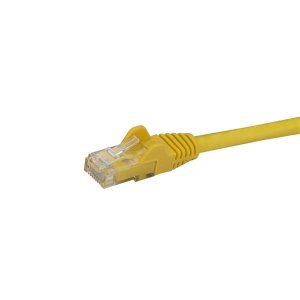 StarTech.com 3m CAT6 Ethernet Cable - Yellow CAT 6 Gigabit Ethernet Wire -650MHz 100W PoE RJ45 UTP Network/Patch Cord Snagless w/Strain Relief Fluke Tested/Wiring is UL Certified/TIA