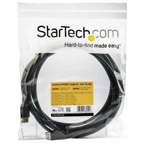 StarTech.com 5 m VESA Certified DisplayPort 1.4 Cable - 8K 60Hz HBR3 HDR - 16 ft Super UHD DisplayPort to DisplayPort Monitor Cord - Ultra HD 4K 120Hz DP 1.4 Slim Video Cable M/M DP Connector