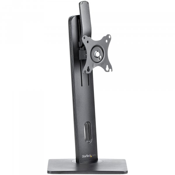 StarTech.com Free Standing Single Monitor Mount - Height Adjustable Monitor Stand - For VESA Mount Displays up to 32" (15lb/7kg) - Ergonomic Monitor Stand for Desk - Tilt/Swivel/Rotate