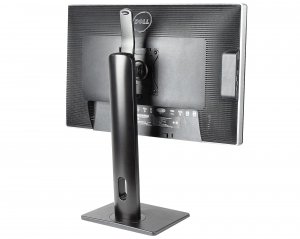 StarTech.com Free Standing Single Monitor Mount - Height Adjustable Monitor Stand - For VESA Mount Displays up to 32" (15lb/7kg) - Ergonomic Monitor Stand for Desk - Tilt/Swivel/Rotate