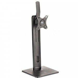 StarTech.com Free Standing Single Monitor Mount - Height Adjustable Monitor Stand - For VESA Mount Displays up to 32" (15lb/7kg) - Ergonomic Monitor Stand for Desk - Tilt/Swivel/Rotate