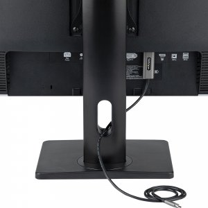 StarTech.com Free Standing Single Monitor Mount - Height Adjustable Monitor Stand - For VESA Mount Displays up to 32" (15lb/7kg) - Ergonomic Monitor Stand for Desk - Tilt/Swivel/Rotate