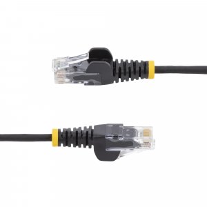 StarTech.com 1 m CAT6 Cable - Slim - Snagless RJ45 Connectors - Black