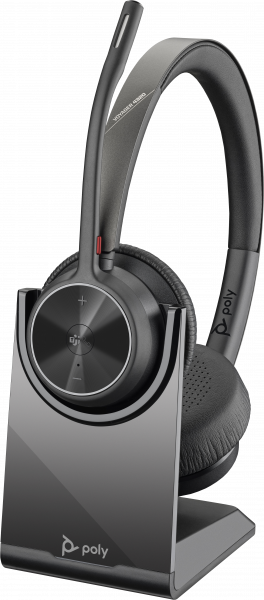 HP Poly Voyager 4320 Headset with charge stand