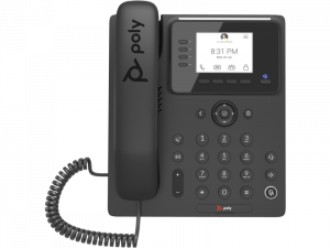 Poly CCX 350 Business Media Phone for Microsoft Teams and PoE-enabled (HP|Poly)
