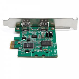 StarTech.com 2-Port PCI Express FireWire Card - PCIe FireWire 1394a Adapter