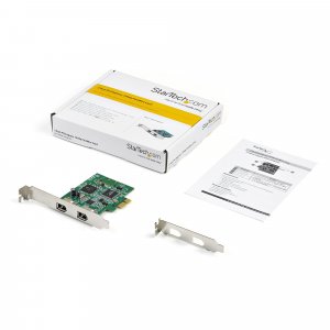 StarTech.com 2-Port PCI Express FireWire Card - PCIe FireWire 1394a Adapter