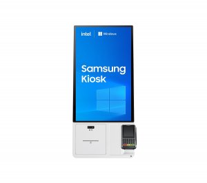 Samsung KM24C-W Kiosk design 61 cm (24") 250 cd/m² Full HD White Touchscreen Built-in processor Windows 10 IoT Enterprise 16/7