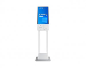 Samsung LH24KMCCBGCXEN Signage Display Kiosk design 61 cm (24") LED 250 cd/m² Full HD White Touchscreen Built-in processor Windows 10 IoT Enterprise