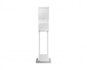 Samsung LH24KMCCBGCXEN Signage Display Kiosk design 61 cm (24") LED 250 cd/m² Full HD White Touchscreen Built-in processor Windows 10 IoT Enterprise