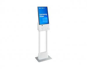 Samsung LH24KMCCBGCXEN Signage Display Kiosk design 61 cm (24") LED 250 cd/m² Full HD White Touchscreen Built-in processor Windows 10 IoT Enterprise