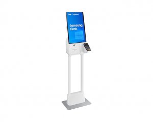 Samsung LH24KMCCBGCXEN Signage Display Kiosk design 61 cm (24") LED 250 cd/m² Full HD White Touchscreen Built-in processor Windows 10 IoT Enterprise