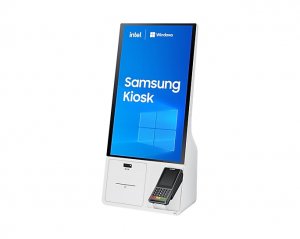 Samsung LH24KMCCBGCXEN Signage Display Kiosk design 61 cm (24") LED 250 cd/m² Full HD White Touchscreen Built-in processor Windows 10 IoT Enterprise