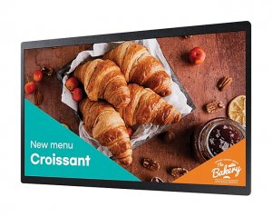 Samsung LH24QBCEBGCXEN Signage Display Digital signage flat panel 60.5 cm (23.8") LED Wi-Fi 250 cd/m² Full HD Black Tizen 16/7