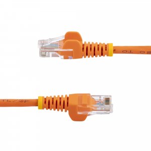 StarTech.com Cat5e Ethernet Patch Cable with Snagless RJ45 Connectors - 5 m, Orange