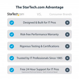 StarTech.com Thunderbolt 3 to Ethernet Adapter, 10GbE - Multi-Gigabit, Thunderbolt 3 to RJ45 Network Adapter - 10GBASE-T/5-2.5GBASE-T NIC - 10G Network Adapter w/ TB3-Certified Cable, Win/Mac