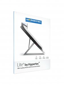 The Lite by Hypertec is a ultra lightweight (just 220g) height adjustable laptop stand. This innovative design provides a stable and height adjustable platform for your laptop. Ideal for mobile users the LSTAND03 improves the poor posture promoted by